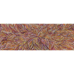 Rosemary Petyarre (Pitjara), "Bush Yam, Medicine Leaf”, Acrylic on Canvas, 196x71cm, NG7033