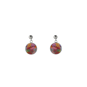 Dangle Circle Earrings
