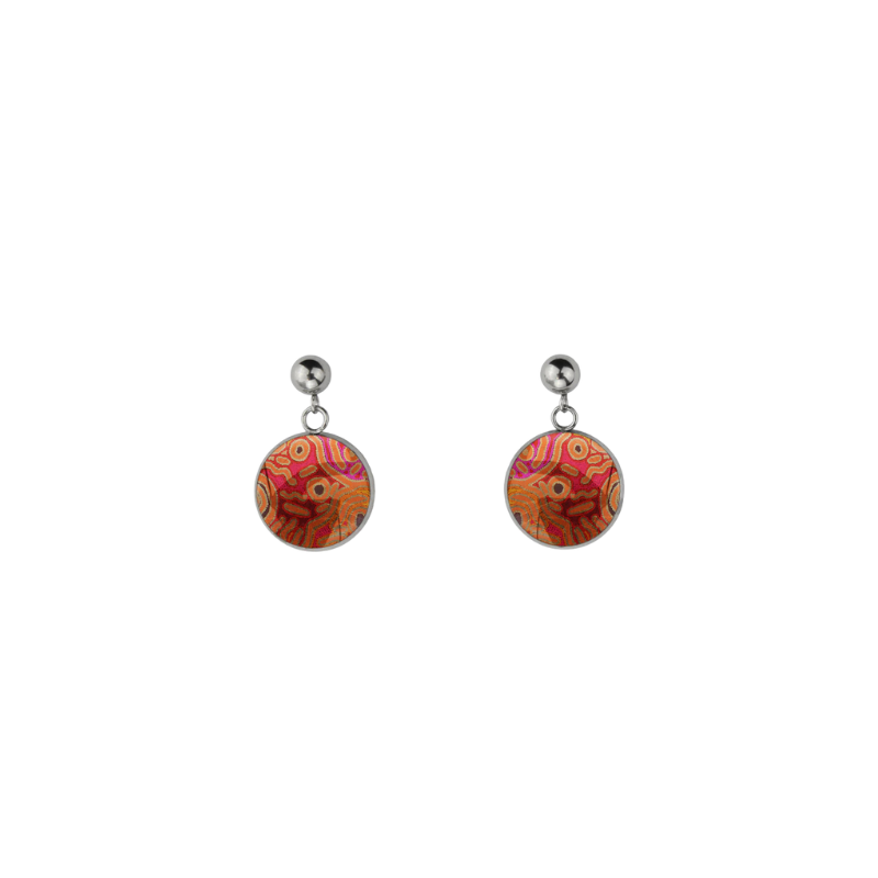 Dangle Circle Earrings