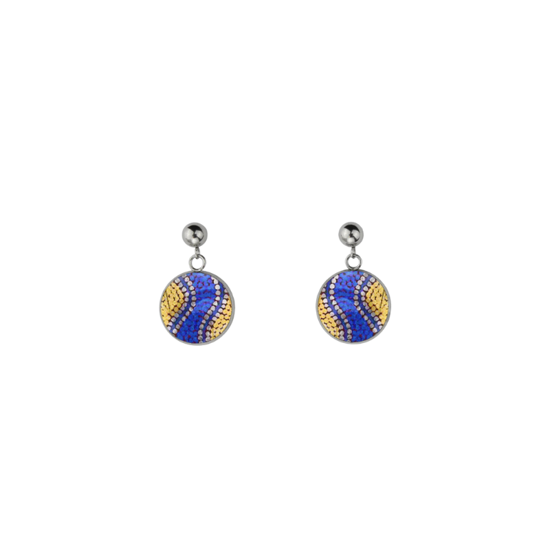 Dangle Circle Earrings