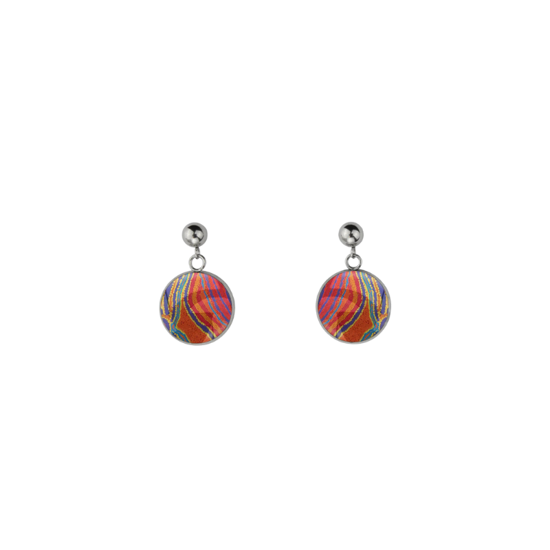 Dangle Circle Earrings