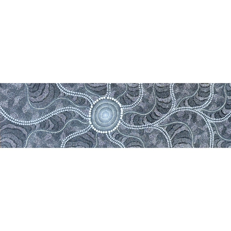 Davinder Hart, "Power of Mother Earth", Acrylic on Canvas, 150x45cm, NG7425