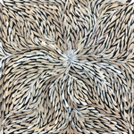 Rosemary Petyarre (Pitjara), "Bush Yam, Medicine Leaf”, Acrylic on Canvas, 30x30cm, NG7494