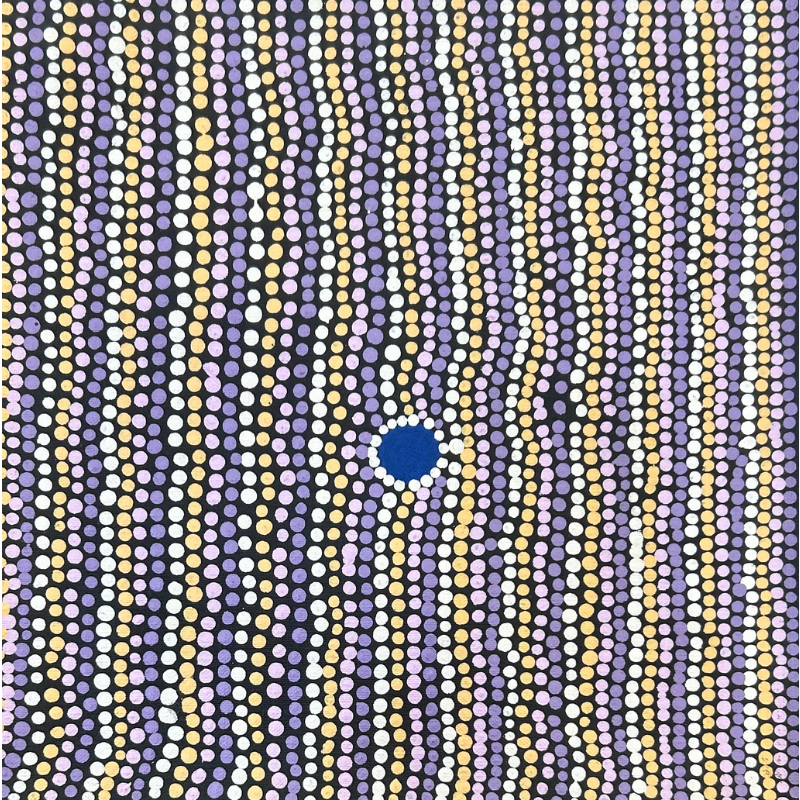 Jade Butler Napurrula, "My Country", Acrylic on Linen, 30x30cm, NG7538