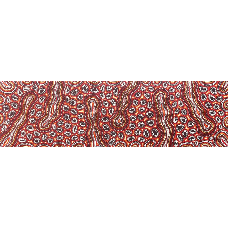 Michelle Butler Nakamarra, “Seven Sisters, Minyma Inmaku”, Acrylic on Canvas, 152x46cm, NG7472