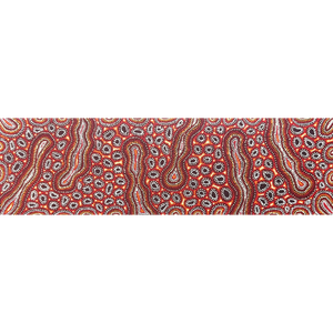 Michelle Butler Nakamarra, “Seven Sisters, Minyma Inmaku”, Acrylic on Canvas, 152x46cm, NG7472