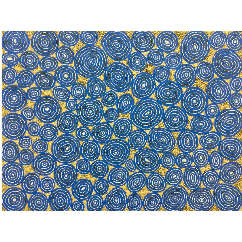 Kelly Nungarrayi Tex, "Water", Acrylic on Canvas, 122x91cm, NG7468