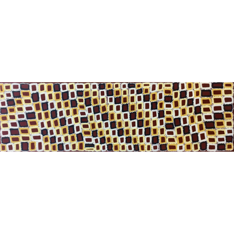 Walala Tjapaltjarri, "Tingari", Acrylic on Linen, 152x46cm, NG7482
