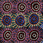 Tina Napangardi Martin, “Jintiparnta Jukurrpa (Desert Truffle Dreaming) - Mina Mina”, Acrylic on Linen, 30x30cm, NG7550