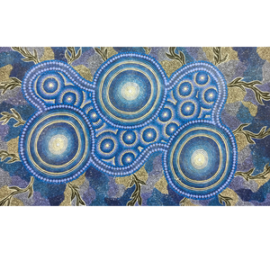 Davinder Hart, "Mother Earth, Father Biami, Ancestors", Acrylic on Canvas, 150x90cm, NG7580