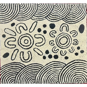 Barbara Reid, “Women’s Meeting”, Acrylic on Linen, 70x65cm, NG7427