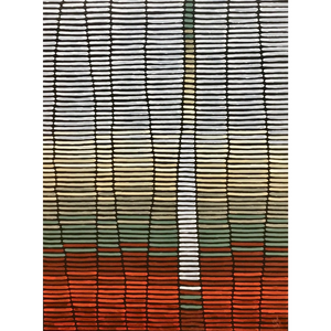 Kurun Warun, "Yidaki (Didgeridoo)", Acrylic on Linen, 120x90cm, NG7534