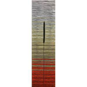 Kurun Warun, "Pakap Yallandar (Fire Stick)", Acrylic on Linen, 180x50cm, NG7533