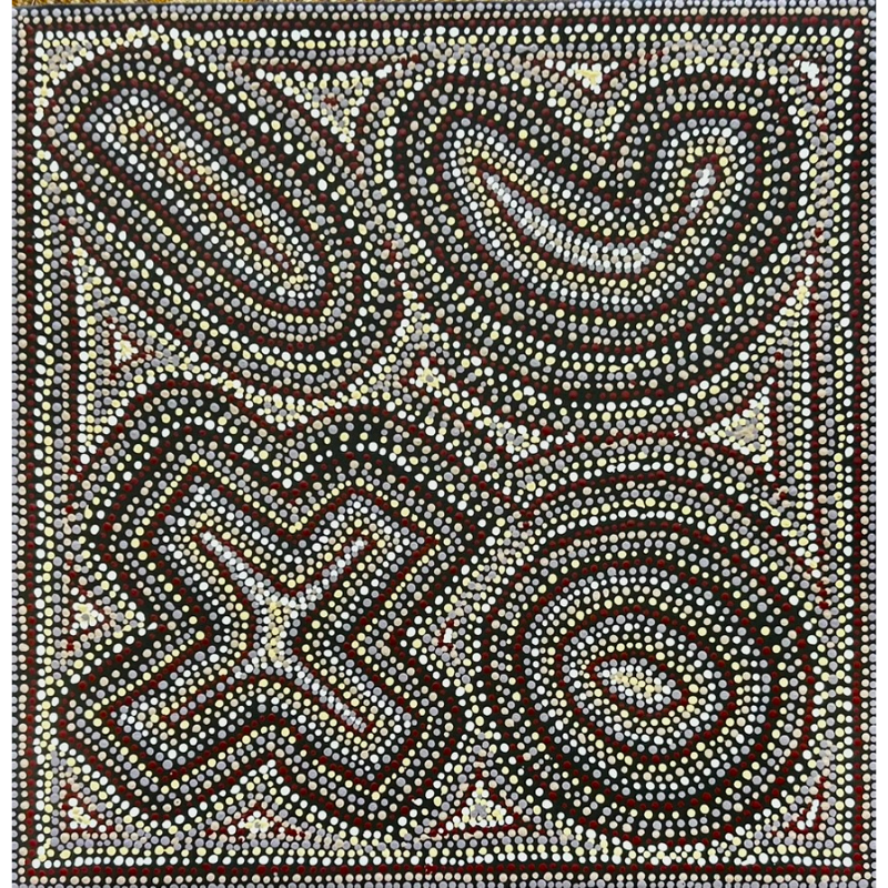 Patrick (Paddy) Laughton, “My Country”, Acrylic on Canvas, 61x61cm, NG7477
