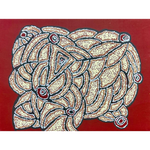 Mary Brown Napangardi, “Women’s Ceremony”, Acrylic on Linen, 61x45cm, NG7438