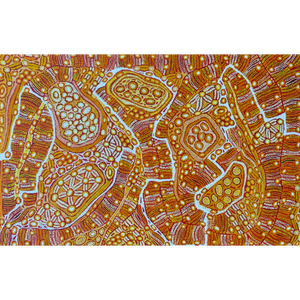Esther Bruno Nangala, "Marrapinti", Acrylic on Linen, 180x120cm, NG7372