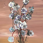 Rowdy Warren, "Wildflowers", Acrylic on Linen, 30x30cm, NG7592