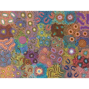 Chelsea Possum Ramzan, "Grandmother's Country", Acrylic on Canvas, 122x91cm, NG7620