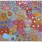 Michelle Possum Nungarrayi, "Grandmother's Country", Acrylic on Canvas, 104x102cm, NG7622