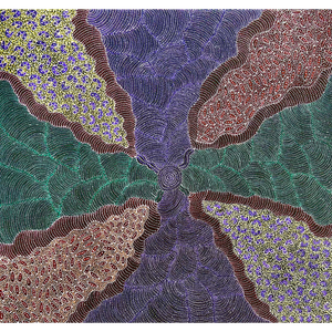 Marcia Turner Petyarre, "Women's Body Paint", Acrylic on Canvas, 95x89cm, NG7644