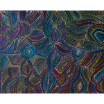 Joy Pitjara (Petyarre), "Bush Yam", Acrylic on Canvas, 71x56cm, NG7675