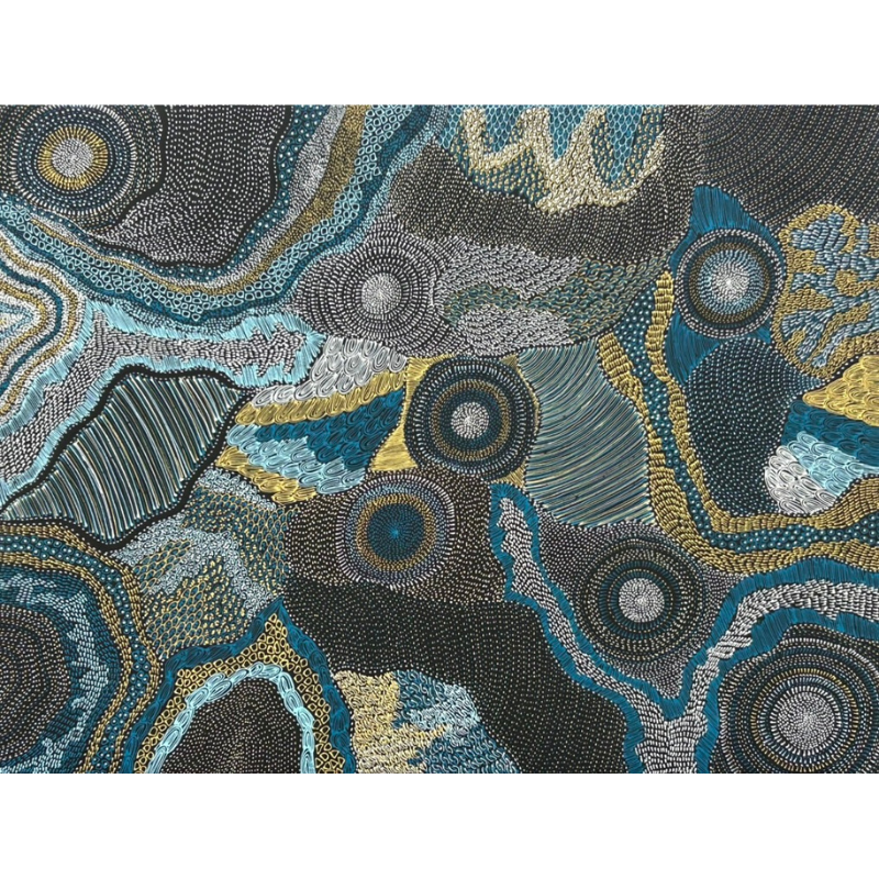 Freda Price Pitjara (Petyarre), “My Country”, Acrylic on Canvas, 122x91cm, NG7659