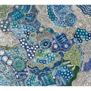 Janet Golder Kngwarreye, “My Country”, Acrylic on Canvas, 105x94cm, NG7664