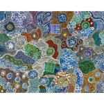 Janet Golder Kngwarreye, “My Country”, Acrylic on Canvas, 122x91cm, NG7665