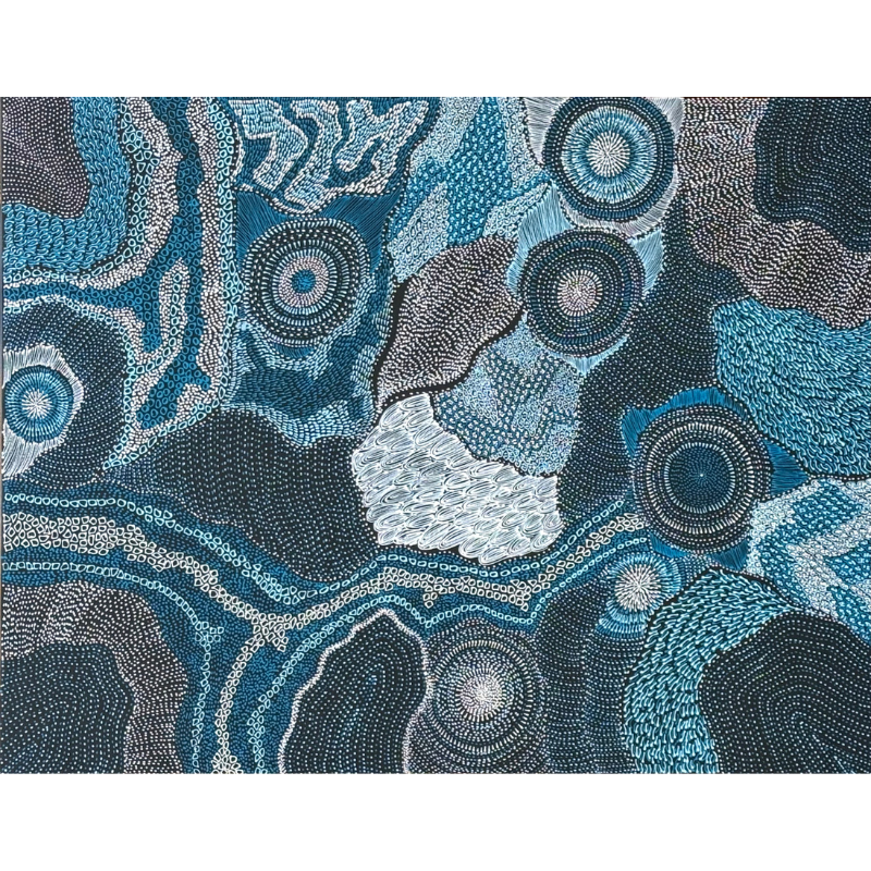 Freda Price Pitjara (Petyarre), “My Country”, Acrylic on Canvas, 122x91cm, NG7660