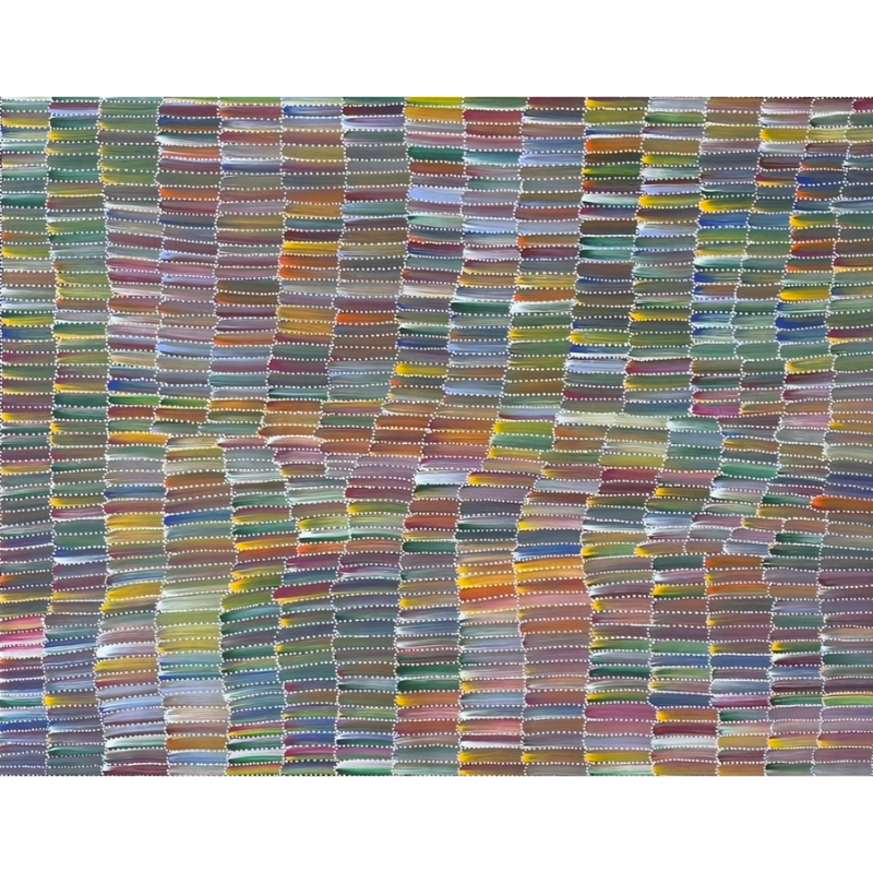 Jeannie Pula Mills, “Bush Potato”, Acrylic on Canvas, 122x91cm, NG7674