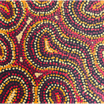 Michelle Butler Nakamarra, “Seven Sisters, Minyma Inmaku”, Acrylic on Canvas, 30x30cm, NG7752