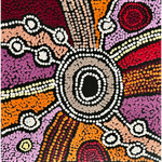 Clarise Tunkin, "Minma Marlilu Tjukurrpa", Acrylic on Canvas, 30x30cm , NG7714