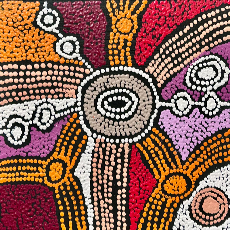 Clarise Tunkin, "Minma Marlilu Tjukurrpa", Acrylic on Canvas, 30x30cm , NG7716