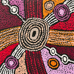 Clarise Tunkin, "Minma Marlilu Tjukurrpa", Acrylic on Canvas, 30x30cm , NG7717