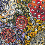 Janet Golder Kngwarreye, “My Country”, Acrylic on Canvas, 30x30cm, NG7731