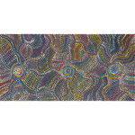 Joy Pitjara (Petyarre), "Bush Yam", Acrylic on Canvas, 61x30cm, NG7701