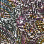 Joy Pitjara (Petyarre), "Bush Yam", Acrylic on Canvas, 30x30cm, NG7698