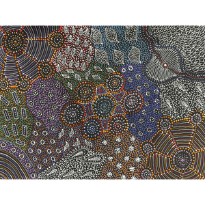 Naomi Pula Price, "Bush Yam, My Mother's Country", Acrylic on Canvas, 61x45cm, NG7770