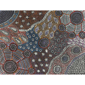 Naomi Pula Price, "Bush Yam, My Mother's Country", Acrylic on Canvas, 61x45cm, NG7711
