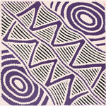 Ursula Napangardi Hudson, “Pikilyi Jukurrpa (Vaughan Springs Dreaming)”, Acrylic on Linen, 30x30cm, NG7799