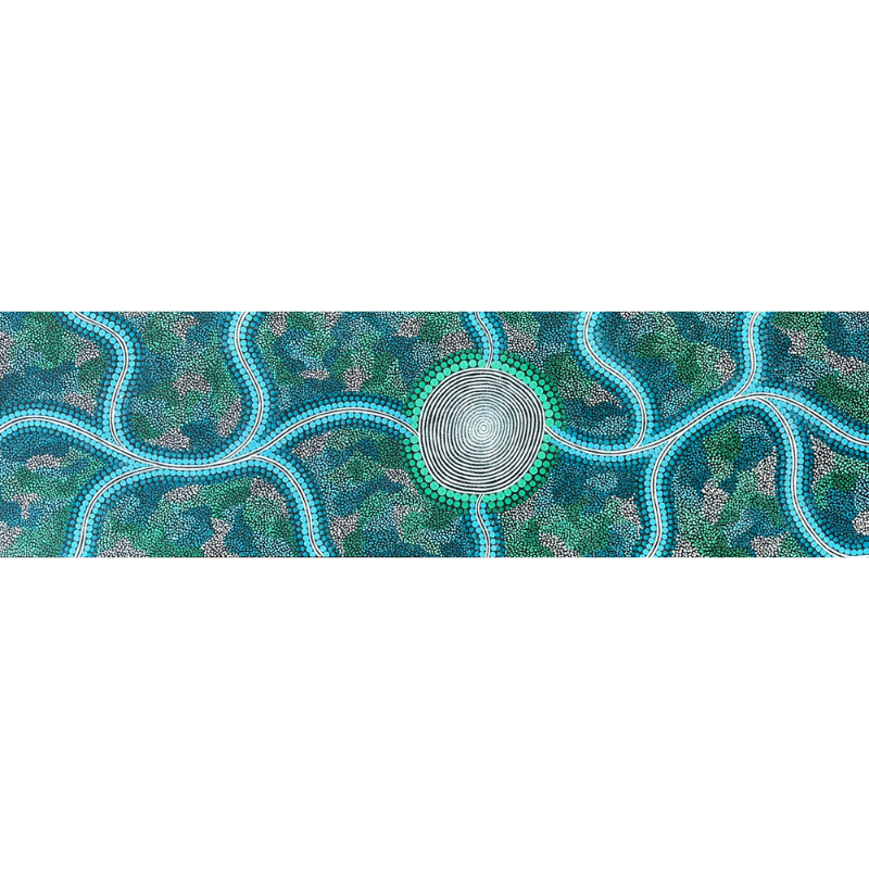 Davinder Hart, "Power of Mother Earth", Acrylic on Canvas, 150x45cm, NG7775