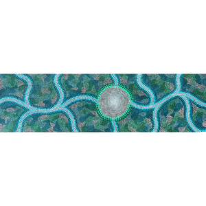 Davinder Hart, "Power of Mother Earth", Acrylic on Canvas, 150x45cm, NG7775