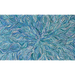 Rosemary Petyarre (Pitjara), "Bush Yam, Medicine Leaf”, Acrylic on Canvas, 152x91cm, NG7685