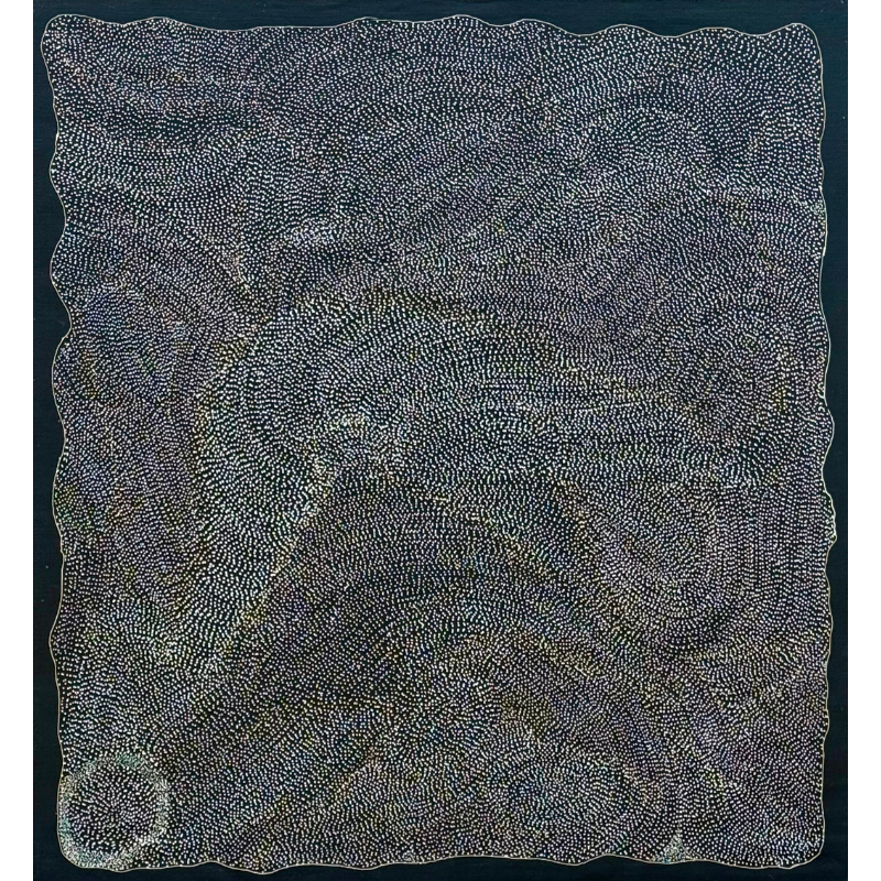 Jorna Newberry, “Ngintaka - Perentie”, Acrylic on Linen, 112x101cm, NG7086