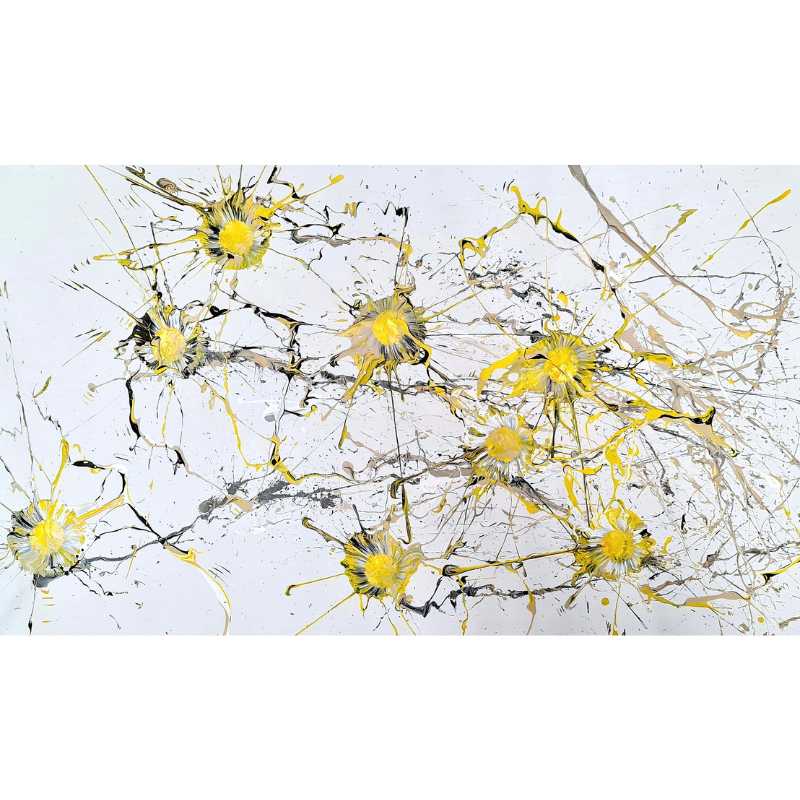Rowdy Warren, "Wildflowers", Acrylic on Linen, 150x90cm, NG7805