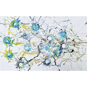 Rowdy Warren, "Wildflowers", Acrylic on Linen, 150x90cm, NG7804
