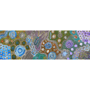 Janet Golder Kngwarreye, “My Country”, Acrylic on Canvas, 112x35cm, NG7809