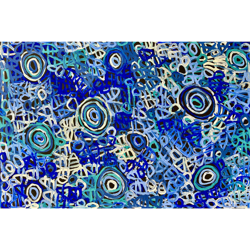 Charmaine Pwerle, "Awelye", Acrylic on Linen, 90x60cm, NG7845