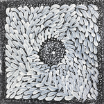 Violet Napurrurla Malbunka, “Warlukurlangu Jukurrpa (Fire Country Dreaming)”, Acrylic on Linen, 30x30cm, NG7875