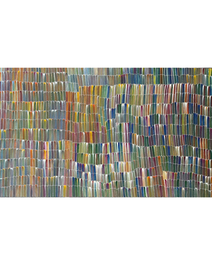 Jeannie Pula Mills, “Bush Potato”, Acrylic on Canvas, 152x91cm, NG7894